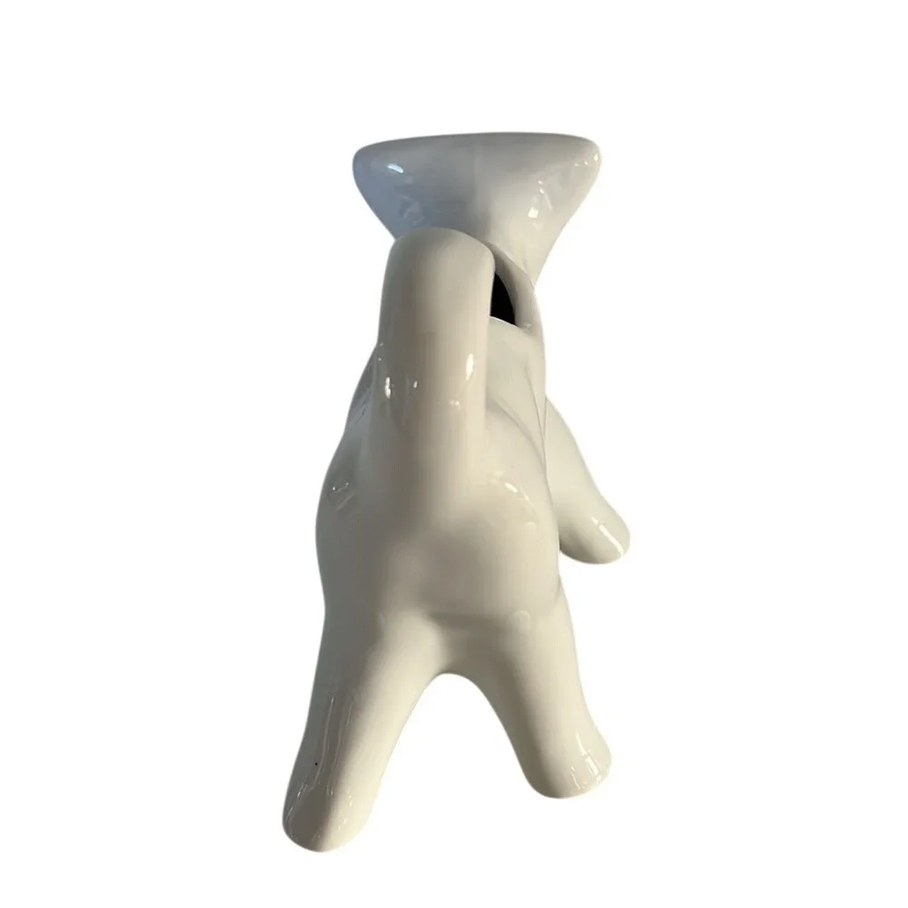 Fitz and Floyd Everyday‎ White Porcelain Cow Creamer